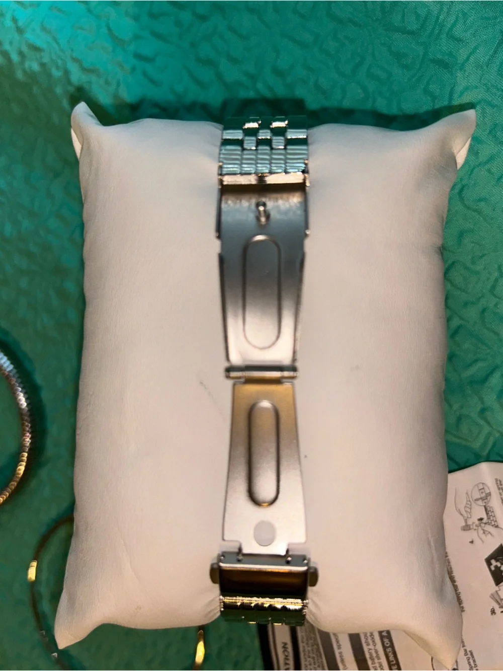 Silver Crystal Bezel Stainless Watch with Bangles Set NWOT Jewelry Set